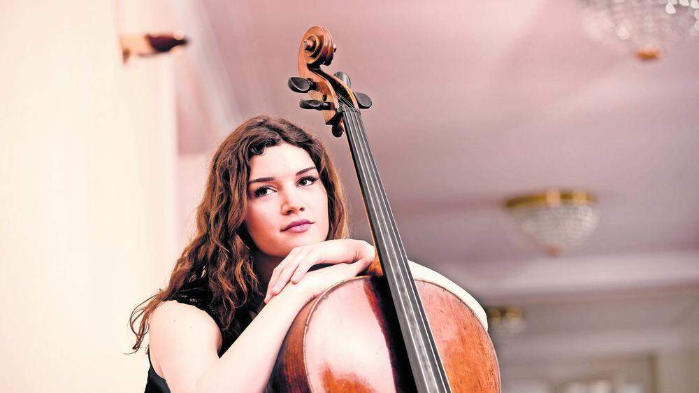 Julia Hagen begeisterte mit ihrem Cellospiel