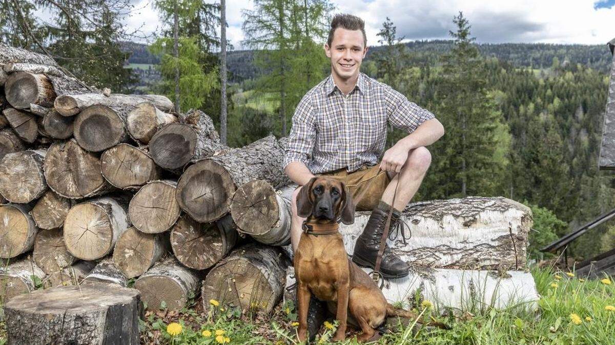 Die Liebe zum Wald, zur Natur und zu den Tieren zeichnen den 20-jährigen Deutsch-Griffner aus 