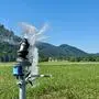 Landwirt Andreas Planegger aus Launsdorf hat seine Bewässerungsanlage heuer im Vollbetrieb