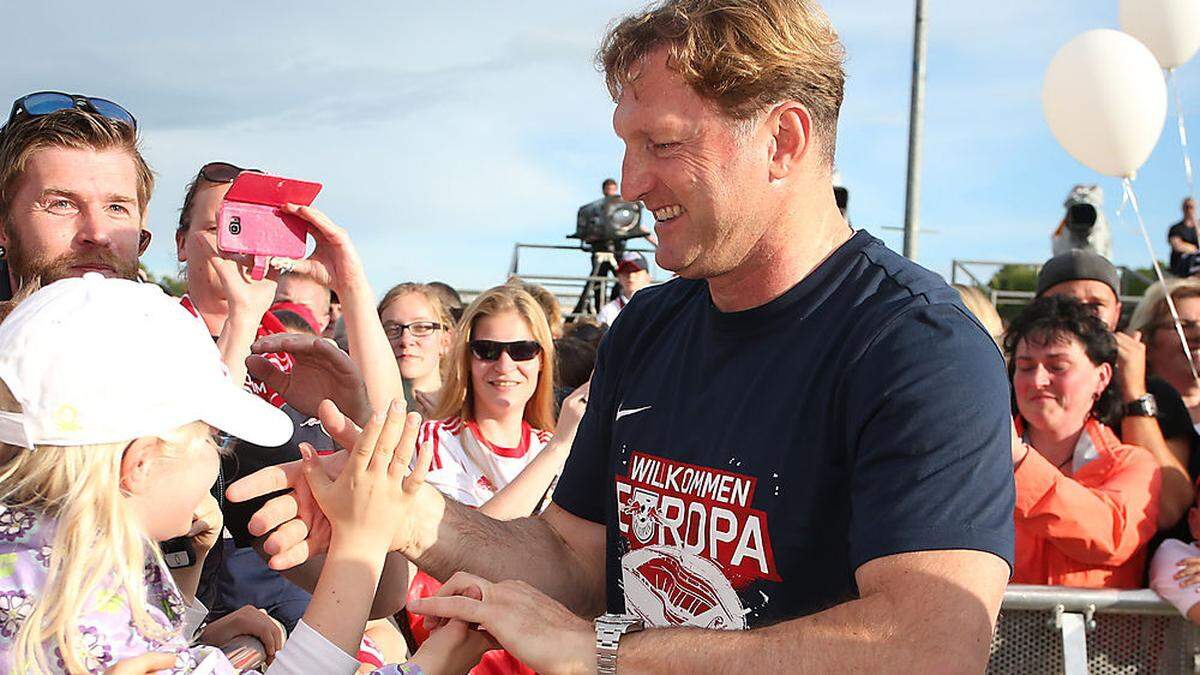 Ralph Hasenhüttl, Trainer von Champion-League-Debütant RB Leipzig