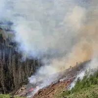 Kurz nachdem beim Waldbrand im Osttiroler Virgen (Foto) Brand aus gegeben werden konnte, brach ein Waldbrand in Oberlienz aus