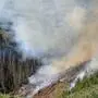 Kurz nachdem beim Waldbrand im Osttiroler Virgen (Foto) Brand aus gegeben werden konnte, brach ein Waldbrand in Oberlienz aus