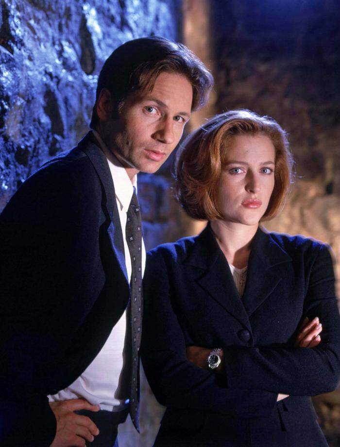  Akte X: Die Agenten Fox Mulder (David Duchovny) und Dana Scully (Gillian Anderson) 