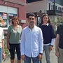 Ali Ahmed Amiri mit Unterstützern: Anna Sudy, Marianne Müller-Triebl, Heike Schmidt und Christian Schmidt