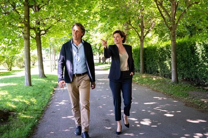 Der Grazer Günther Pichler spazierte mit Pamela Rendi-Wagner durch den Volksgarten.