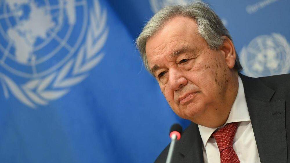 UN-Generalsekretär Antonio Guterres 