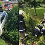 Neun Kameraden der Feuerwehr St. Stefan im Rosental bargen das Auto