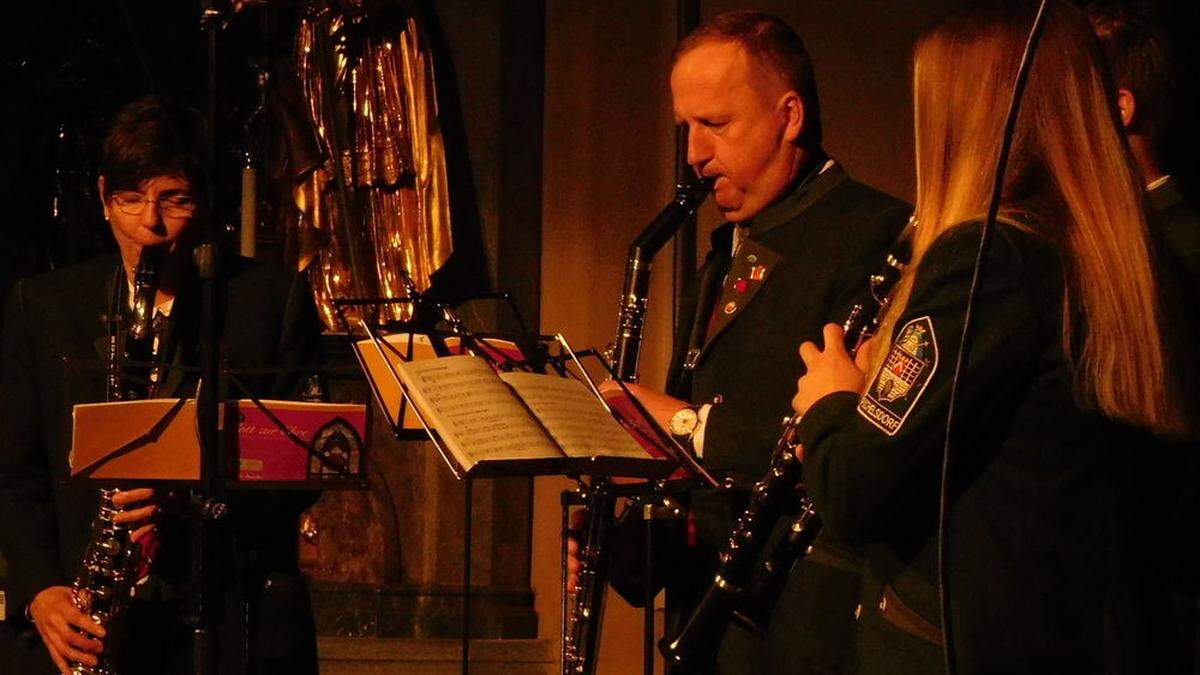 Auch ein Klarinettenquartett der Marktmusikkapelle Pischelsdorf sorgte für Musik