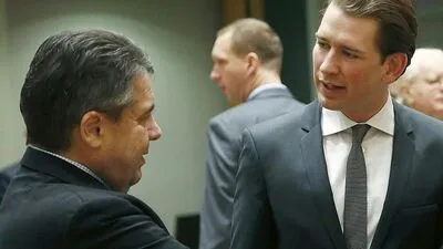 Sigmar Gabriel und Sebastian Kurz: Der deutsche und der österreichische Außenminister sind nicht einer Meinung