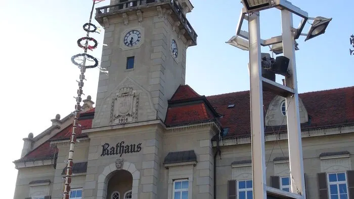 Den etwa 34 Meter hohen Maibaum hatte die Bischöfliche Gutsverwaltung Schloss Seggau gespendet. Erstmals seit langen Jahren hat nicht mehr Franz Trettnak den Leibnitzer Maibaum kunstvoll mit Schnitzereien in die Baumrinde geschmückt. Trotzdem musste er nicht auf Schmuck verzichten: neben der österreichischen und steirischen Fahne sowie drei Kränze zieren ihn die geschnitzten Wappen von steirischen Weinbaugemeinden