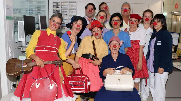 Seit 12. Mai 1998 kommen die Rote-Nase-Clowns ins LKH Villach.