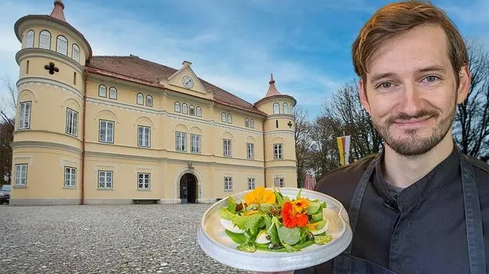 Christoph Mandl kocht im Schloss Mageregg auf