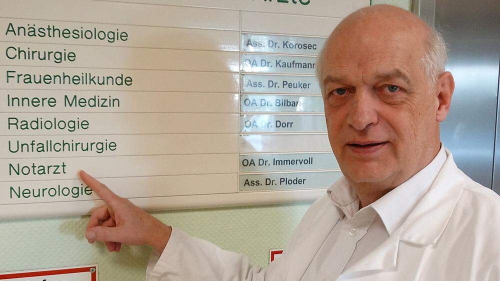 Hannes Hofmann, der ärztliche Direktor des LKH Feldbach-Fürstenfeld, sucht dringend Notärzte