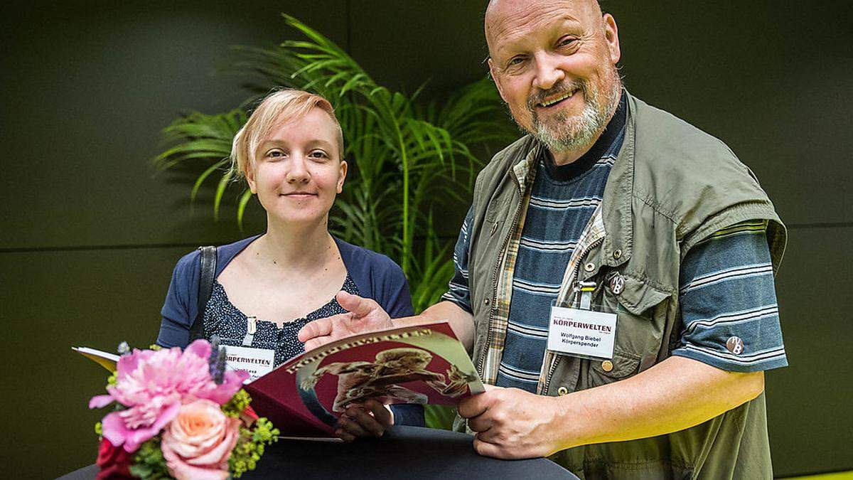 Körperspender Lexa und Biebel.