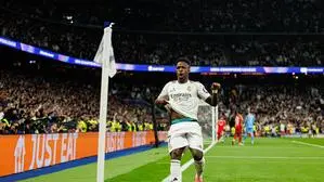 Tanzte nach dem Siegtor erneut: Vinicius Junior 