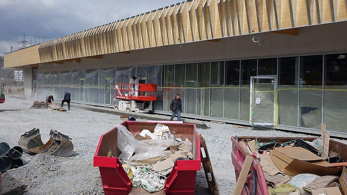 Die Arbeiten am Fachmarktzentrum am ÖDK-Areal sind voll im Gange