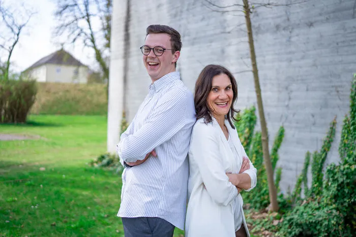 Martin Schiestl, Studierender der FH Kärnten und Anita Mitterdorfer