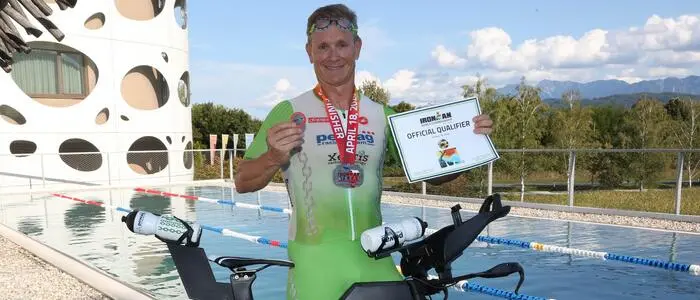 Der gebürtige Lavanttaler Jürgen Seifried bereitet sich aktuell intensiv auf den Ironman auf Hawaii vor