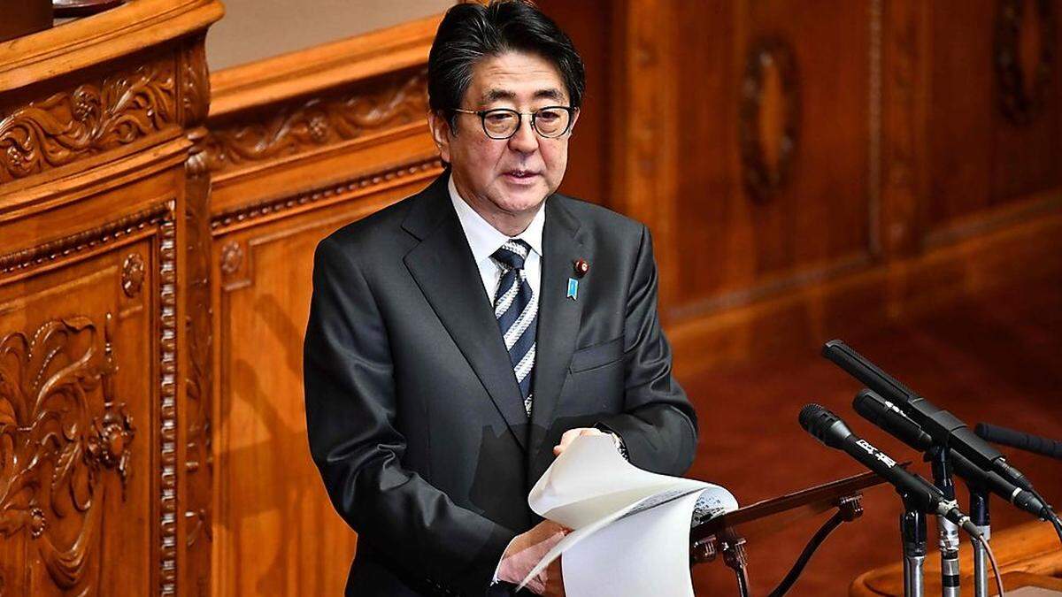 Shinzo Abe will an den Spielen festhalten