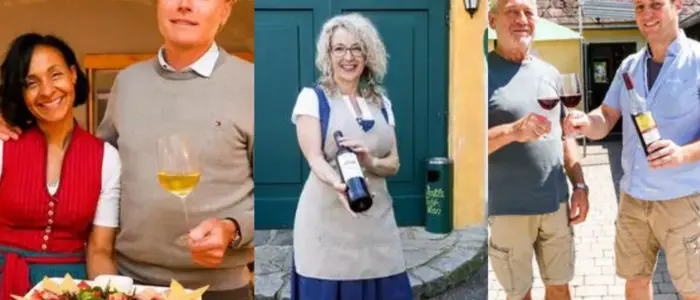 von links: Clara Nemet und Martin Müller, Gerlinde Pölzer sowie Konrad Pölzer senior und junior