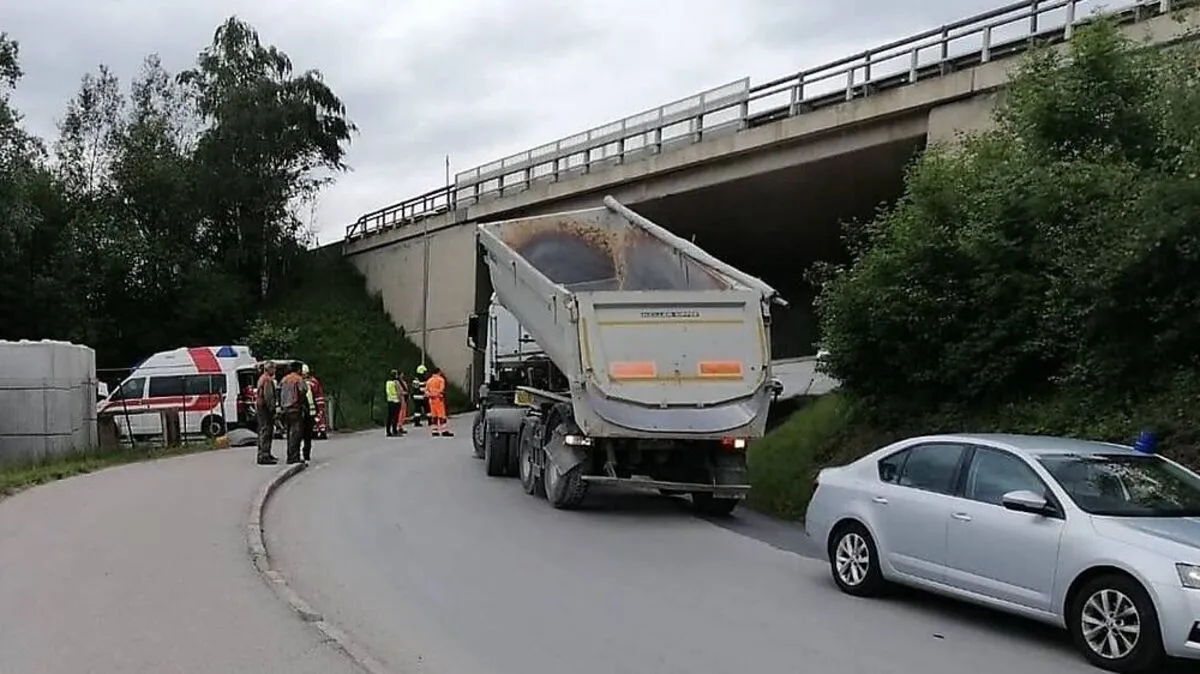 Der Lenker des Fahrzeugs wurde beim Aufprall verletzt