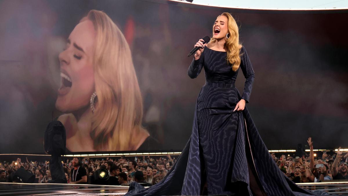 Adele in Aktion