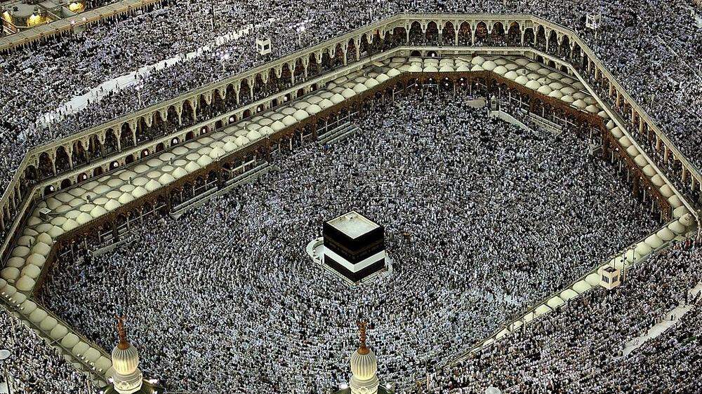 Hadsch, die traditionelle muslimische Pilgerfahrt in Mekka
