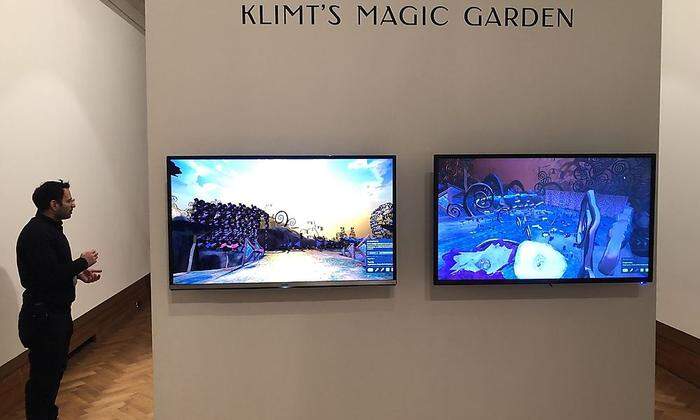 Virtual-Reality-Installation: "Klimt`s Magic Garden" aus dem Wiener MAK