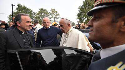 Papst Franziskus besuchte Amatrice 