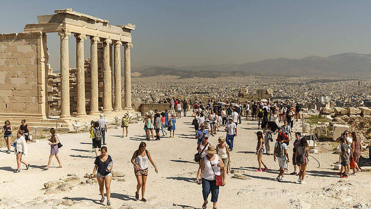 Griechenland - hier die Akropolis in Athen - boomt wieder