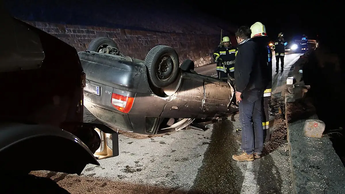 Glück im Unglück hatte in der Nacht eine Alkolenkerin