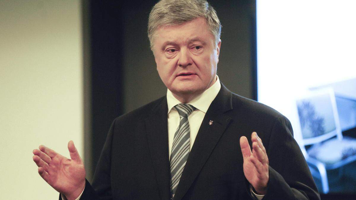 Der ehemalige Präsident der Ukraine, Petro Poroschenko, möchte erneut kandidieren.