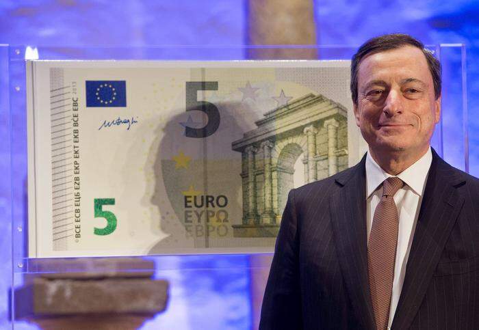 Mario Draghi (2013) als Präsident der Europäischen Zentralbank