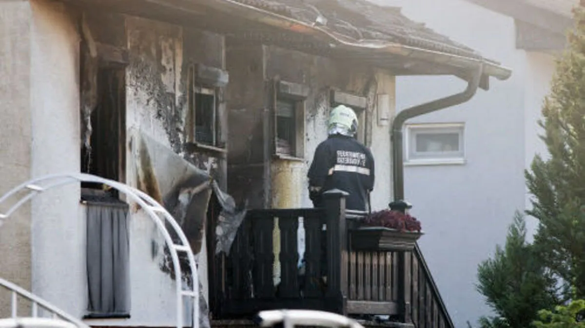 Das betroffene Haus in Enzersdorf