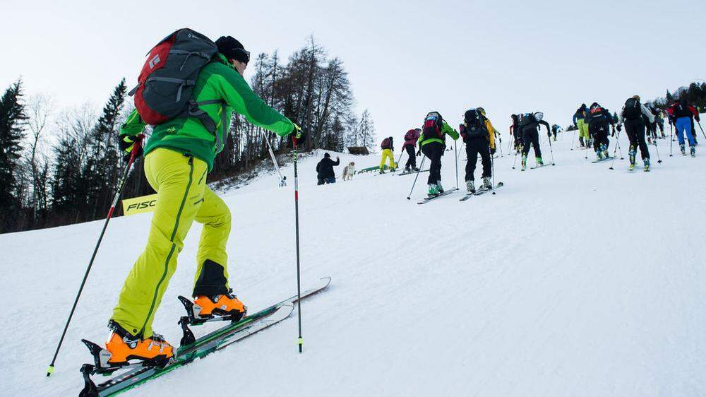 Schon beim ersten Skitourenfestival am Hochstein gingen zahlreiche Skitourengeher an den Start