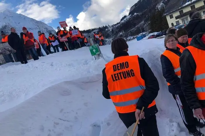 Alles war bestens organisiert - die Anreise zum Nachtslalom nach Schladming wurde nicht blockiert