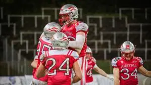 Jubel bei Österreichs Footballern