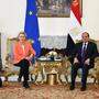 Geldregen aus Europa: EU-Kommissionspräsidentin von der Leyen auf Besuch bei Ägyptens Präsident Abdel Fattah Al-Sisi