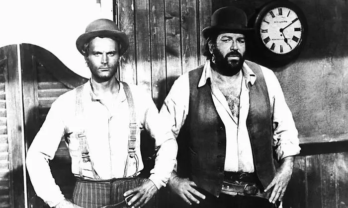 Gemeinsam waren sie ein kongeniales Team: Terence Hill und Bud Spencer