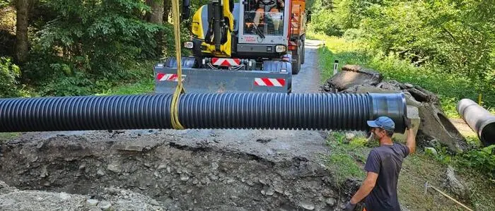 Eine Baustelle
