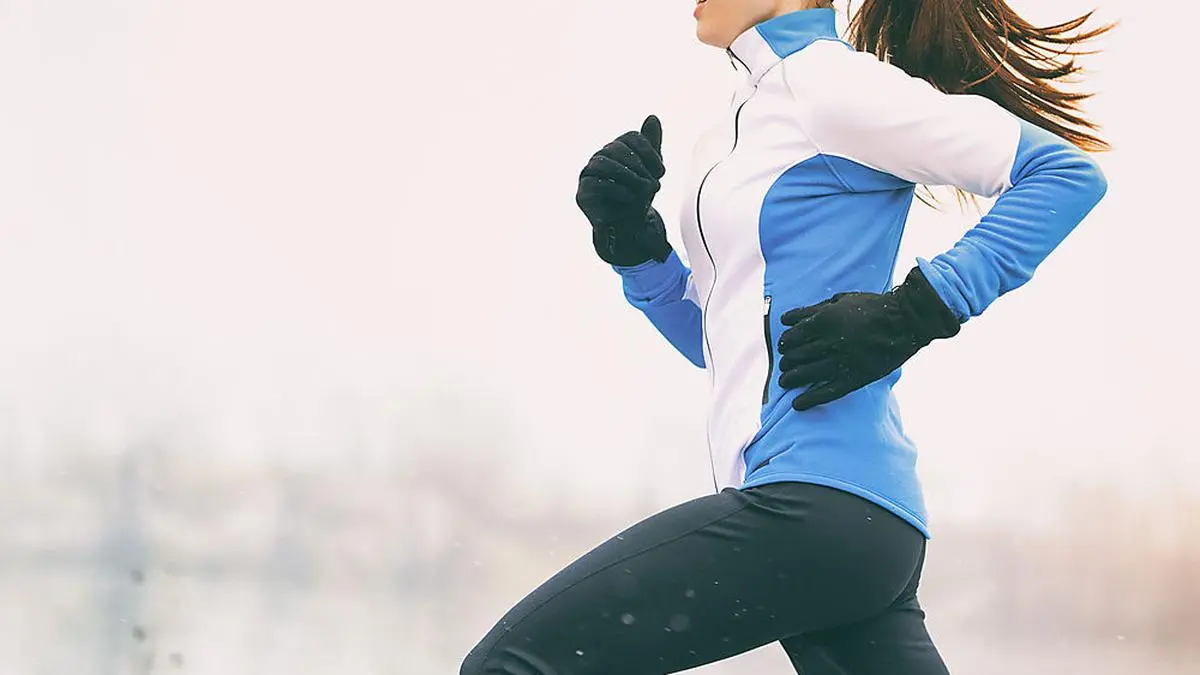 Im Winter im Freien trainieren