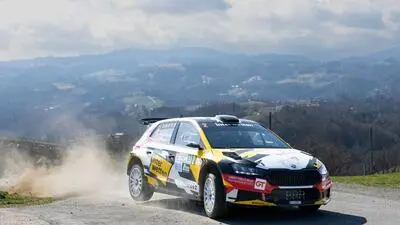 Michael Lengauer bei der Rebenlandrallye im Skoda