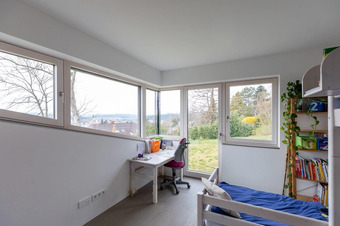 Diese sind so geplant, dass sie später einmal mit wenig Aufwand zu Einliegerwohnungen oder Gästeapartments umfunktioniert werden können ...