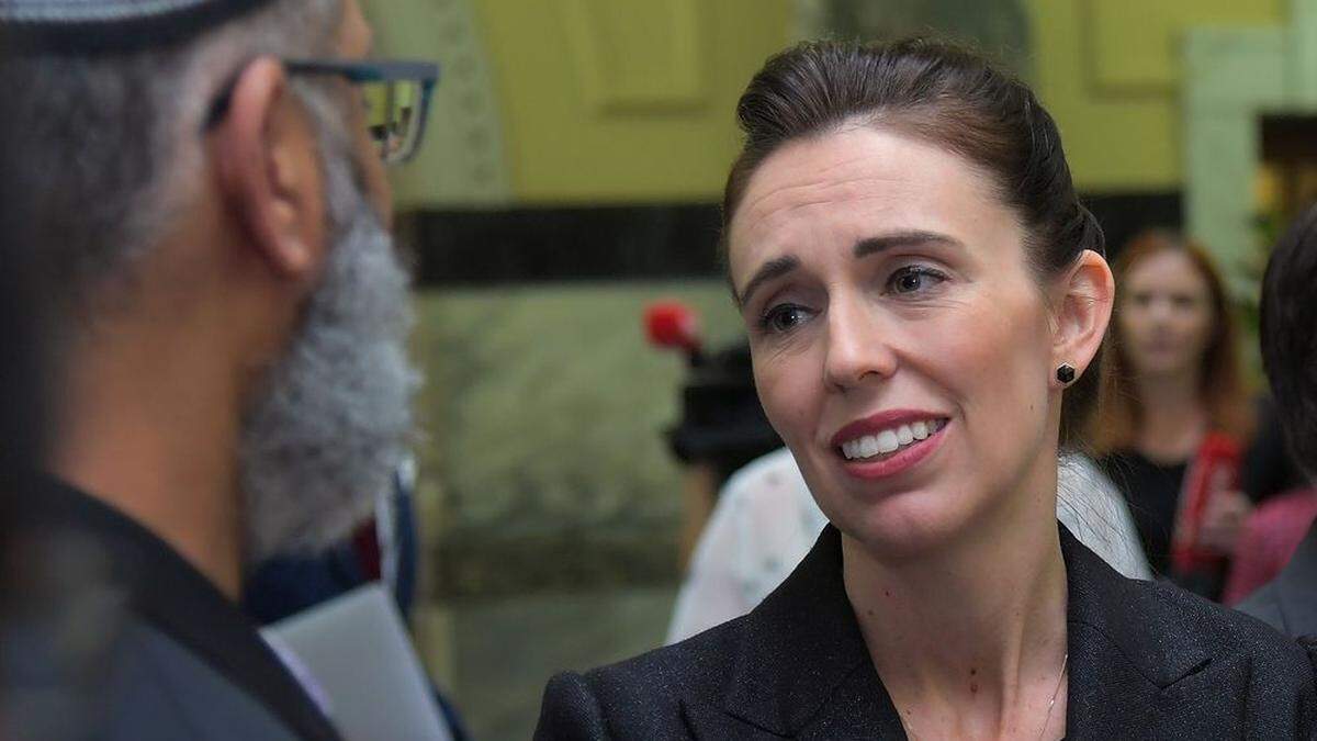 Premierministerin Jacinda Ardern begann ihre Rede vor den Abgeordneten am Dienstag mit der arabischen Grußformel &quot;Salam aleikum&quot; (&quot;Friede sei mit Euch&quot;)