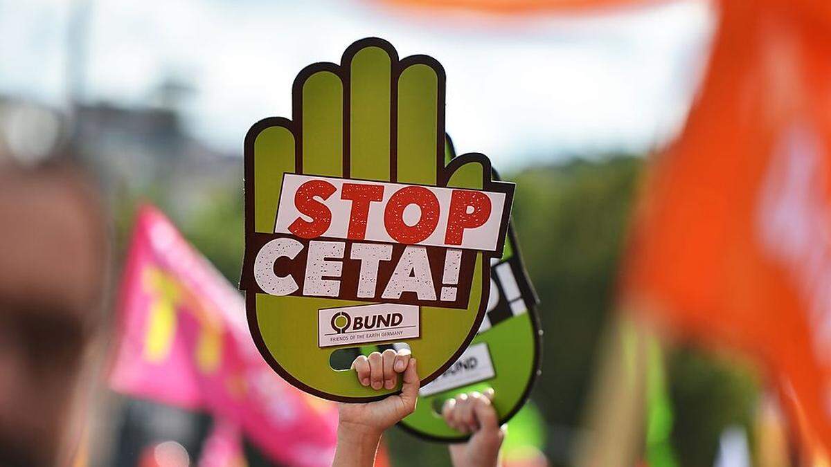 Der Protest gegen CETA ist immer noch nicht verstummt