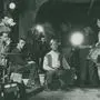 Curd Jürgens (Mitte) bei Dreharbeiten im Filmstudio am Thalerhof 