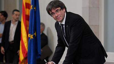 Carles Puigdemont | Carles Puigdemont möchte an die Spitze einer Minderheitsregierung.