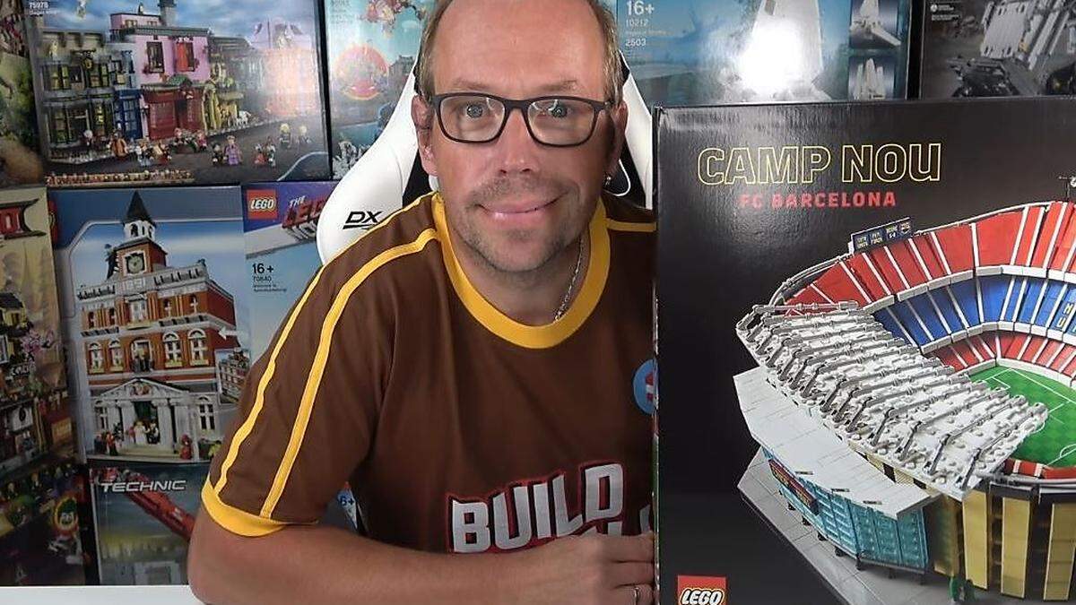 Holger Wennmann aus Stadelbach hat auf seinem Youtube-Kanal &quot;AustrianBrickFan&quot; über eine Million Abonnenten. Er baut Lego-Sets in Windeseile zusammen