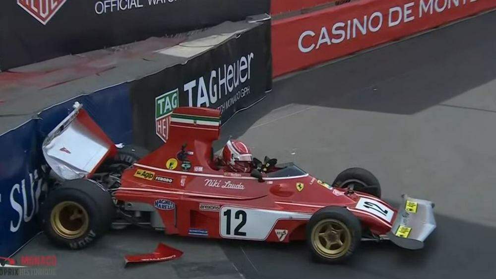 Charles Leclerc im Lauda-Ferrari