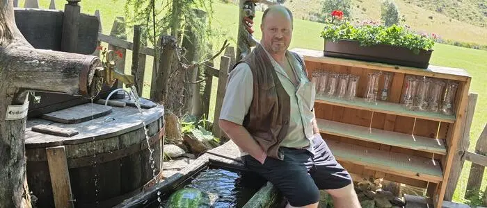 Franz Willeit erfüllt sich mit der Volkzeiner Hütte einen Sommertraum